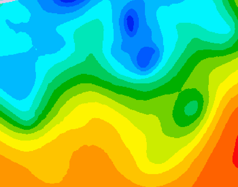 GDPS 500 millibar geopotential height 204 hour forecast chart for Canada based on 2025/05/20 1200Z data