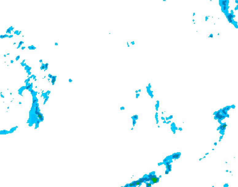 GDPS precipitation 180 hour forecast chart for Canada based on 2025/05/20 0000Z data