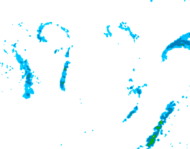 GDPS precipitation 228 hour forecast chart for Canada based on 2025/05/20 0000Z data