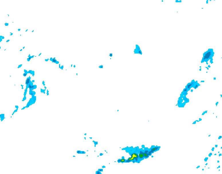 GDPS precipitation 120 hour forecast chart for Canada based on 2025/05/20 1200Z data
