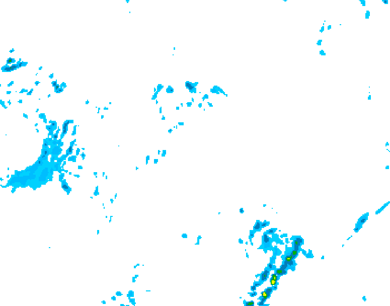 GDPS precipitation 156 hour forecast chart for Canada based on 2025/05/20 1200Z data