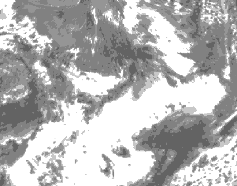 GDPS total cloud 168 hour forecast chart for Canada based on 2025/05/20 1200Z data