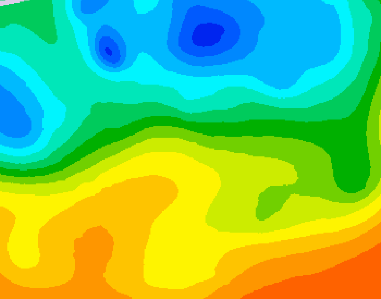 GDPS 500 millibar geopotential height 144 hour forecast chart for Canada based on 2025/05/21 0000Z data