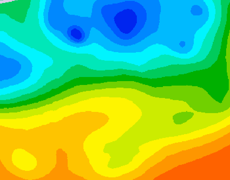 GDPS 500 millibar geopotential height 156 hour forecast chart for Canada based on 2025/05/21 0000Z data