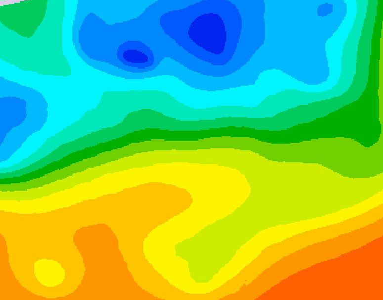 GDPS 500 millibar geopotential height 162 hour forecast chart for Canada based on 2025/05/21 0000Z data