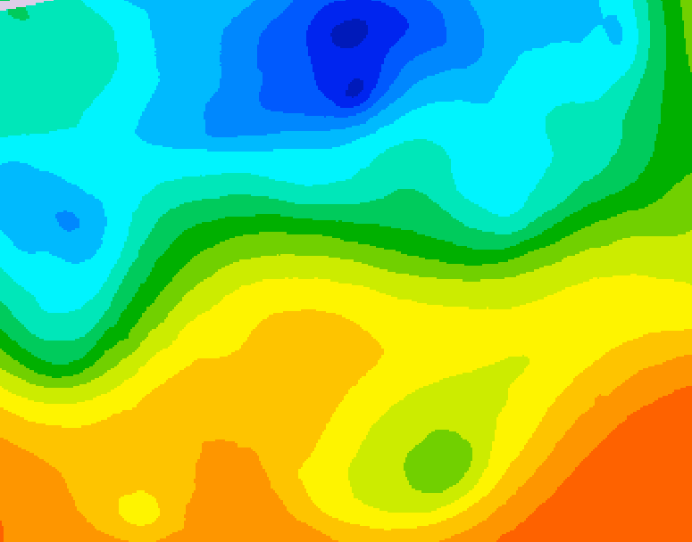 GDPS 500 millibar geopotential height 192 hour forecast chart for Canada based on 2025/05/21 0000Z data