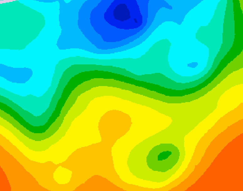 GDPS 500 millibar geopotential height 204 hour forecast chart for Canada based on 2025/05/21 0000Z data