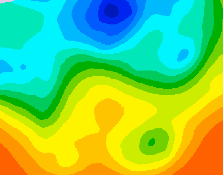 GDPS 500 millibar geopotential height 210 hour forecast chart for Canada based on 2025/05/21 0000Z data