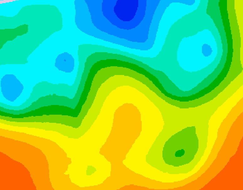 GDPS 500 millibar geopotential height 228 hour forecast chart for Canada based on 2025/05/21 0000Z data