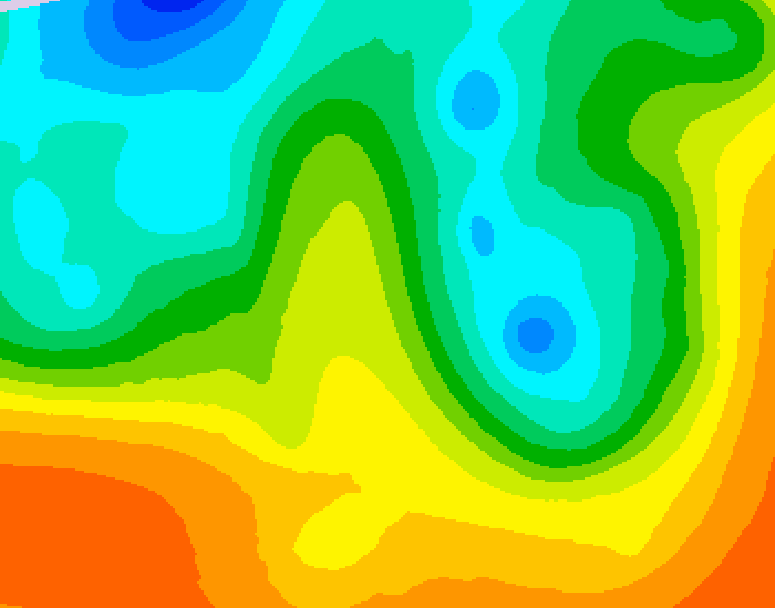 GDPS 500 millibar geopotential height 228 hour forecast chart for Canada based on 2025/05/21 1200Z data
