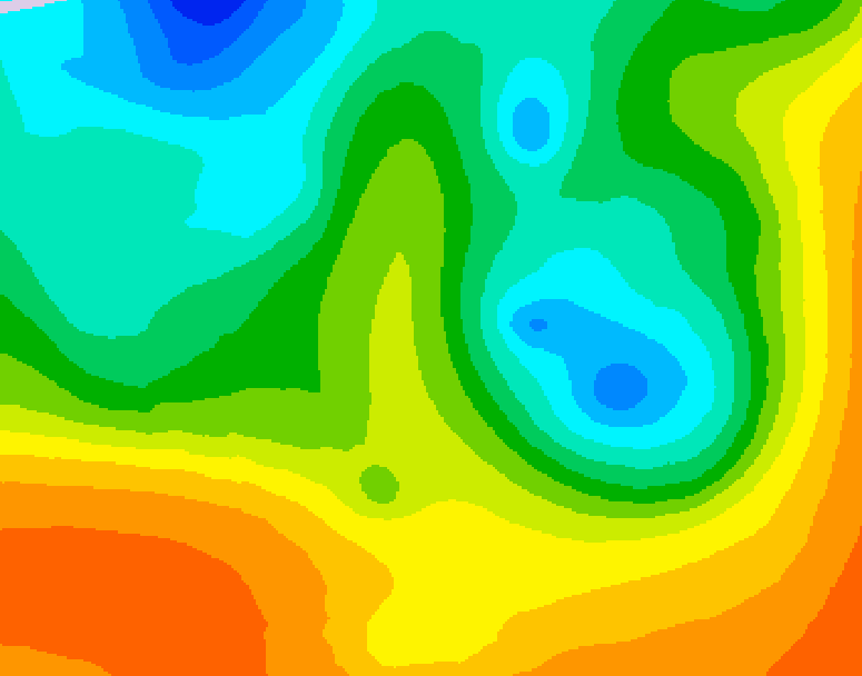 GDPS 500 millibar geopotential height 240 hour forecast chart for Canada based on 2025/05/21 1200Z data