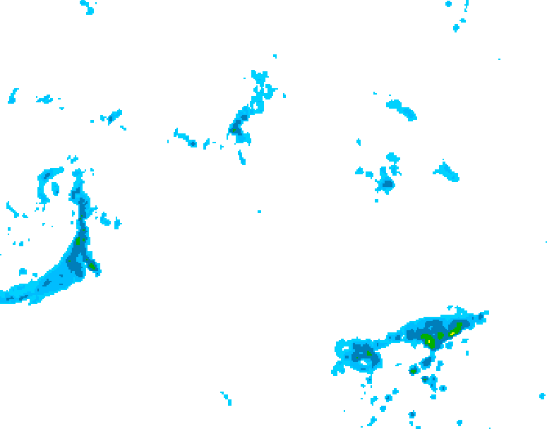 GDPS precipitation 180 hour forecast chart for Canada based on 2025/05/21 0000Z data