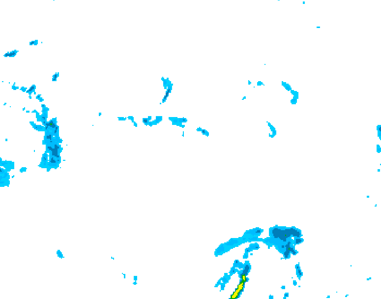 GDPS precipitation 150 hour forecast chart for Canada based on 2025/05/21 1200Z data