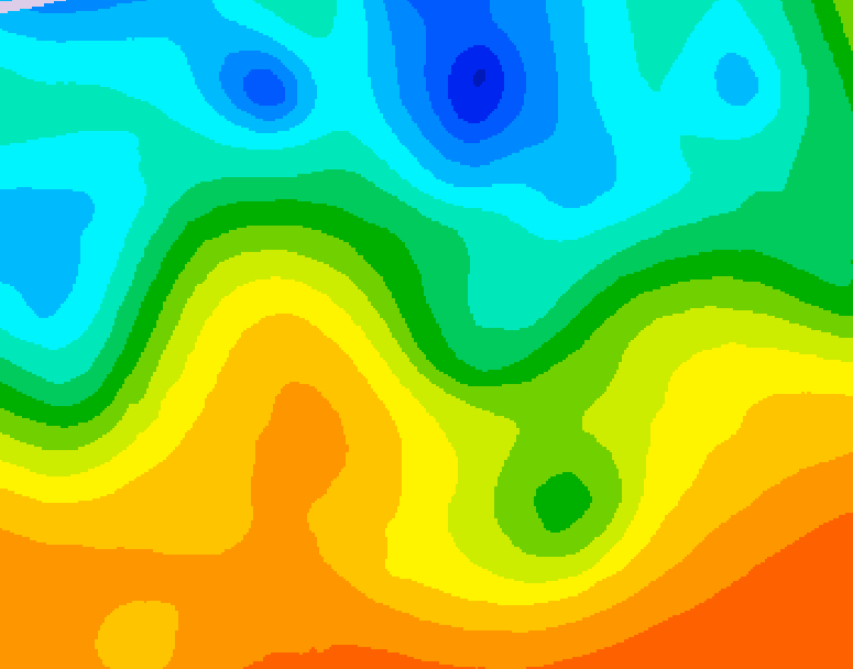 GDPS 500 millibar geopotential height 168 hour forecast chart for Canada based on 2025/05/22 1200Z data