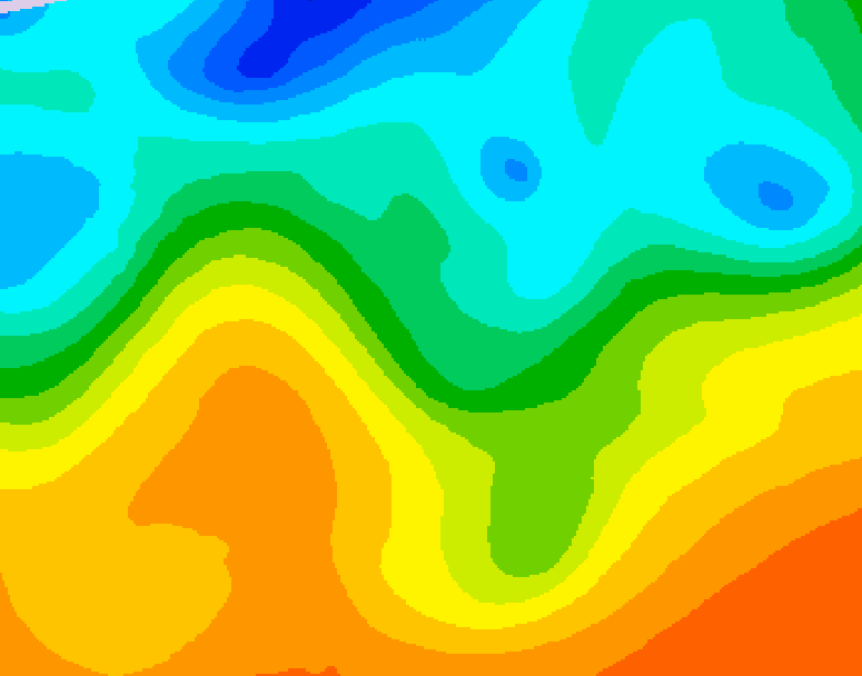 GDPS 500 millibar geopotential height 144 hour forecast chart for Canada based on 2025/05/23 1200Z data