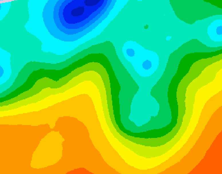 GDPS 500 millibar geopotential height 168 hour forecast chart for Canada based on 2025/05/23 1200Z data