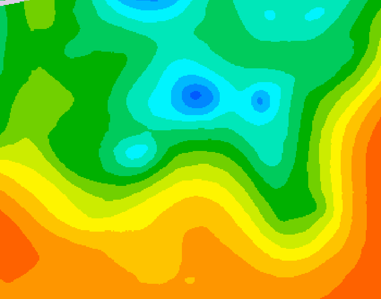 GDPS 500 millibar geopotential height 240 hour forecast chart for Canada based on 2025/05/23 1200Z data
