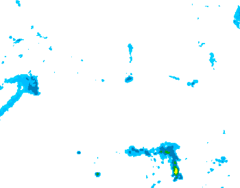 GDPS precipitation 120 hour forecast chart for Canada based on 2025/05/23 1200Z data
