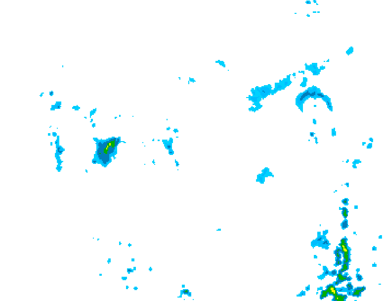 GDPS precipitation 222 hour forecast chart for Canada based on 2025/05/23 1200Z data