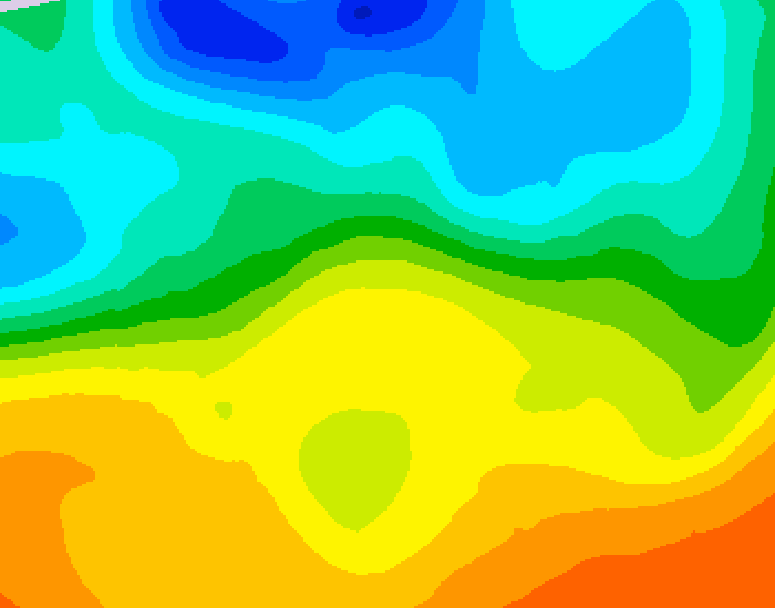 GDPS 500 millibar geopotential height 084 hour forecast chart for Canada based on 2025/05/24 0000Z data