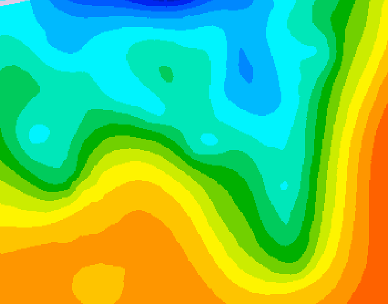 GDPS 500 millibar geopotential height 204 hour forecast chart for Canada based on 2025/05/24 0000Z data