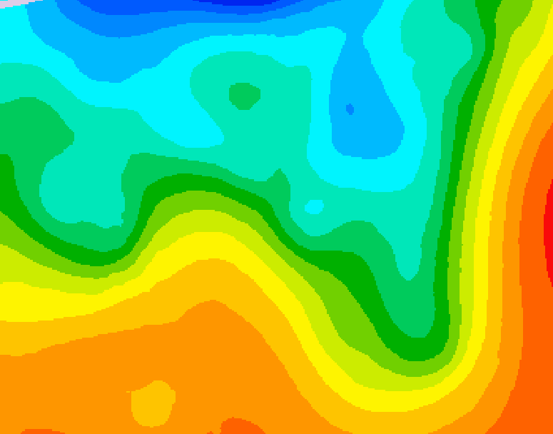 GDPS 500 millibar geopotential height 210 hour forecast chart for Canada based on 2025/05/24 0000Z data