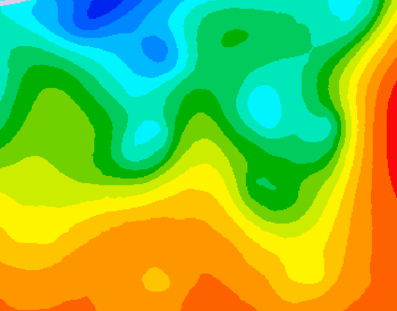 GDPS 500 millibar geopotential height 240 hour forecast chart for Canada based on 2025/05/24 0000Z data