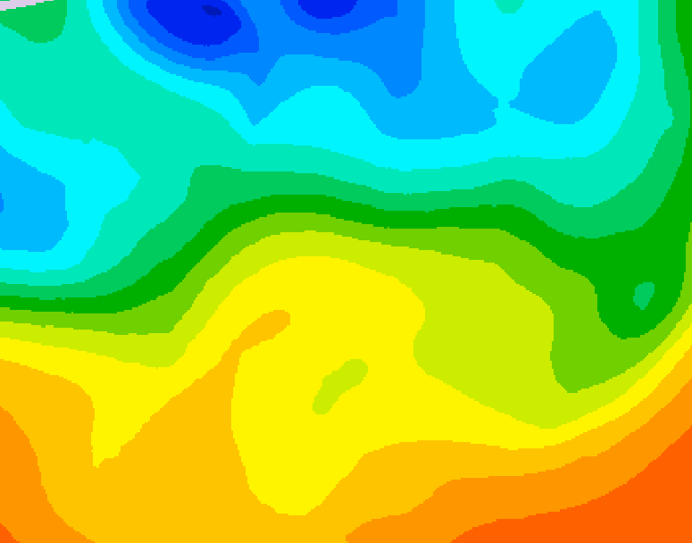 GDPS 500 millibar geopotential height 060 hour forecast chart for Canada based on 2025/05/24 1200Z data
