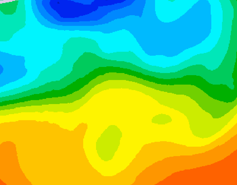 GDPS 500 millibar geopotential height 072 hour forecast chart for Canada based on 2025/05/24 1200Z data