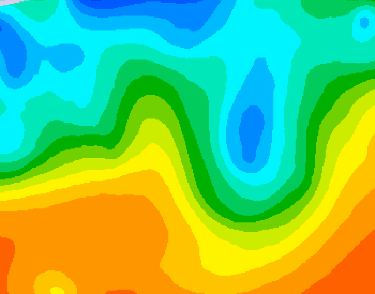 GDPS 500 millibar geopotential height 144 hour forecast chart for Canada based on 2025/05/24 1200Z data