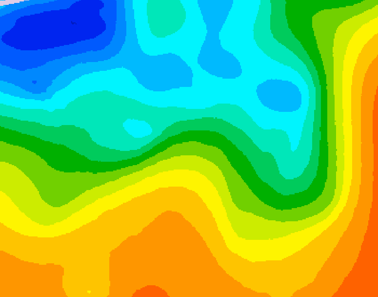 GDPS 500 millibar geopotential height 192 hour forecast chart for Canada based on 2025/05/24 1200Z data
