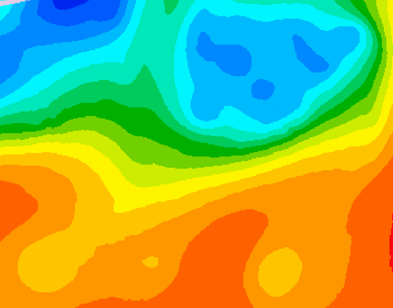 GDPS 500 millibar geopotential height 228 hour forecast chart for Canada based on 2025/05/24 1200Z data