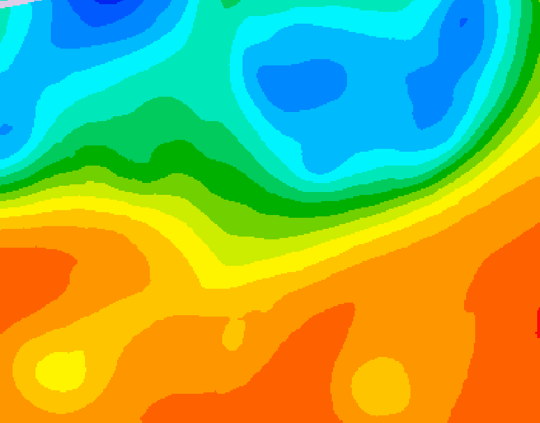 GDPS 500 millibar geopotential height 240 hour forecast chart for Canada based on 2025/05/24 1200Z data