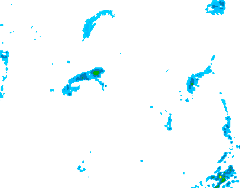 GDPS precipitation 234 hour forecast chart for Canada based on 2025/05/24 0000Z data