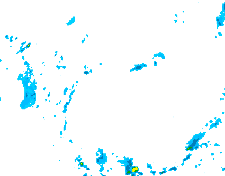 GDPS precipitation 060 hour forecast chart for Canada based on 2025/05/24 1200Z data