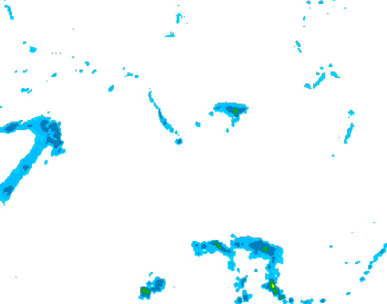 GDPS precipitation 096 hour forecast chart for Canada based on 2025/05/24 1200Z data