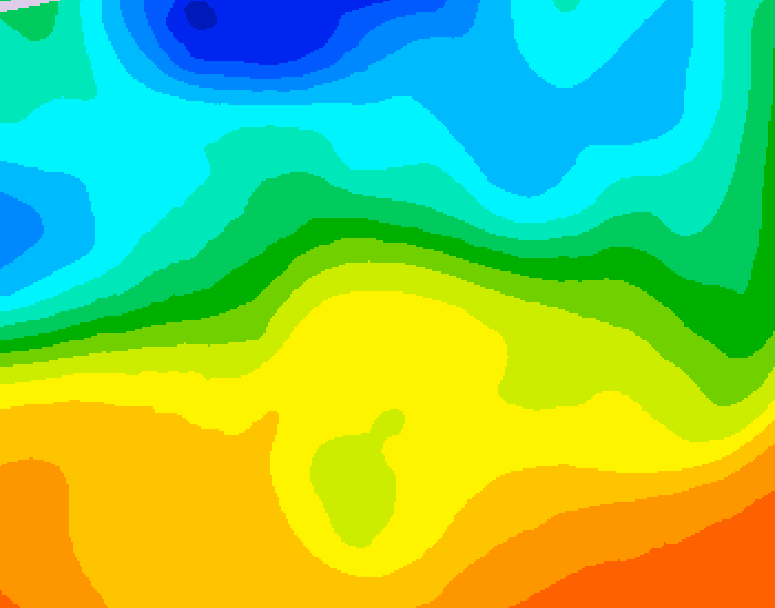 GDPS 500 millibar geopotential height 060 hour forecast chart for Canada based on 2025/05/25 0000Z data