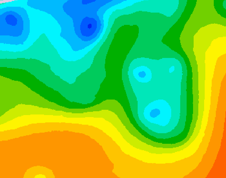 GDPS 500 millibar geopotential height 168 hour forecast chart for Canada based on 2025/05/25 0000Z data