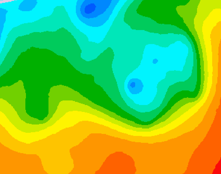 GDPS 500 millibar geopotential height 204 hour forecast chart for Canada based on 2025/05/25 0000Z data