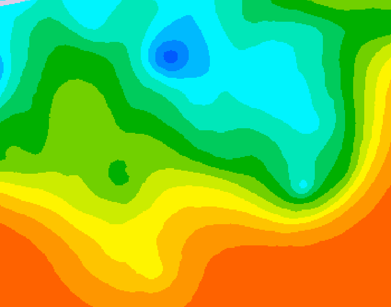 GDPS 500 millibar geopotential height 234 hour forecast chart for Canada based on 2025/05/25 0000Z data