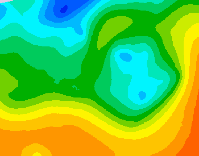 GDPS 500 millibar geopotential height 168 hour forecast chart for Canada based on 2025/05/25 1200Z data