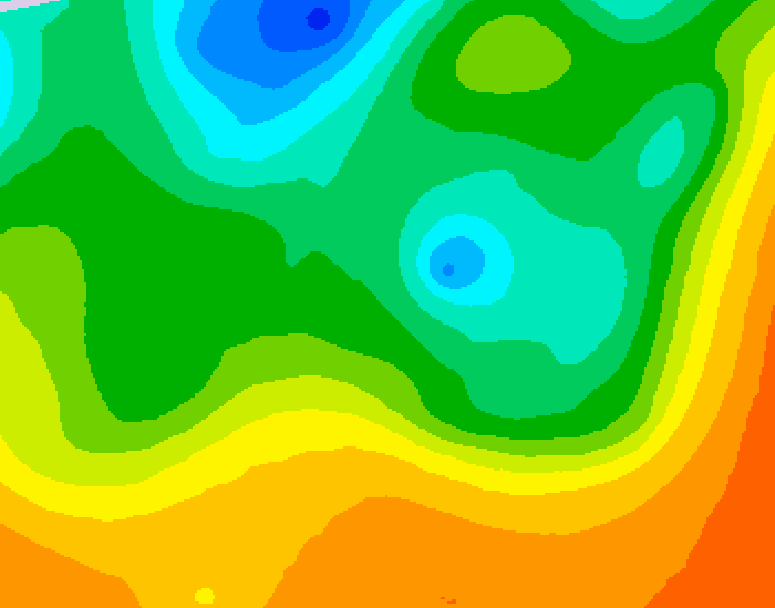 GDPS 500 millibar geopotential height 192 hour forecast chart for Canada based on 2025/05/25 1200Z data