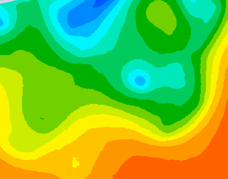 GDPS 500 millibar geopotential height 204 hour forecast chart for Canada based on 2025/05/25 1200Z data
