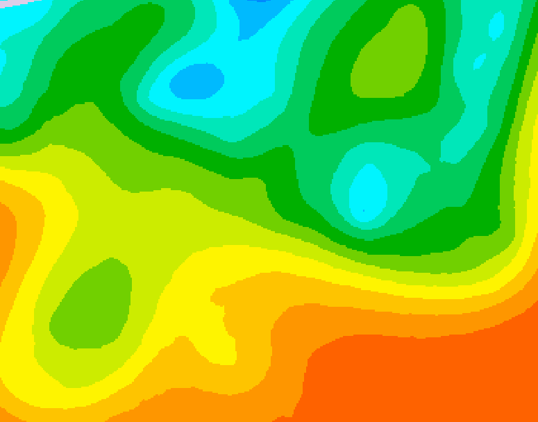 GDPS 500 millibar geopotential height 228 hour forecast chart for Canada based on 2025/05/25 1200Z data