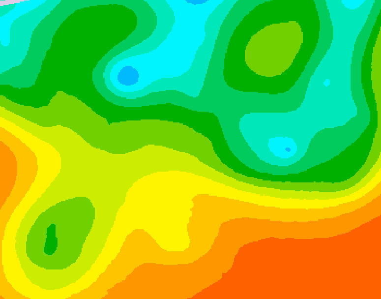 GDPS 500 millibar geopotential height 240 hour forecast chart for Canada based on 2025/05/25 1200Z data