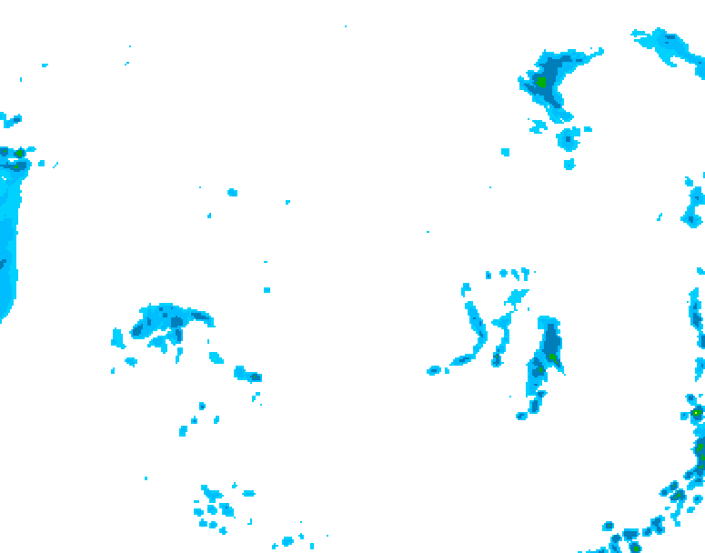 GDPS precipitation 210 hour forecast chart for Canada based on 2025/05/25 0000Z data