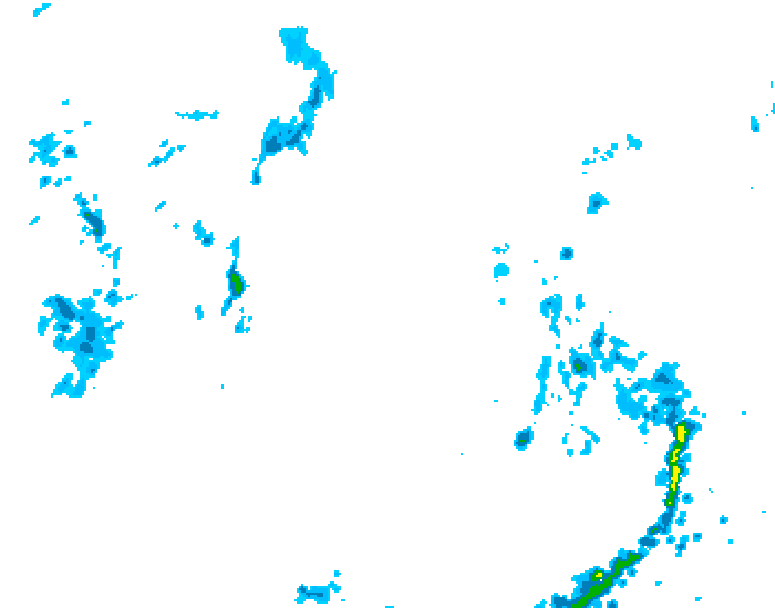 GDPS precipitation 120 hour forecast chart for Canada based on 2025/05/25 1200Z data