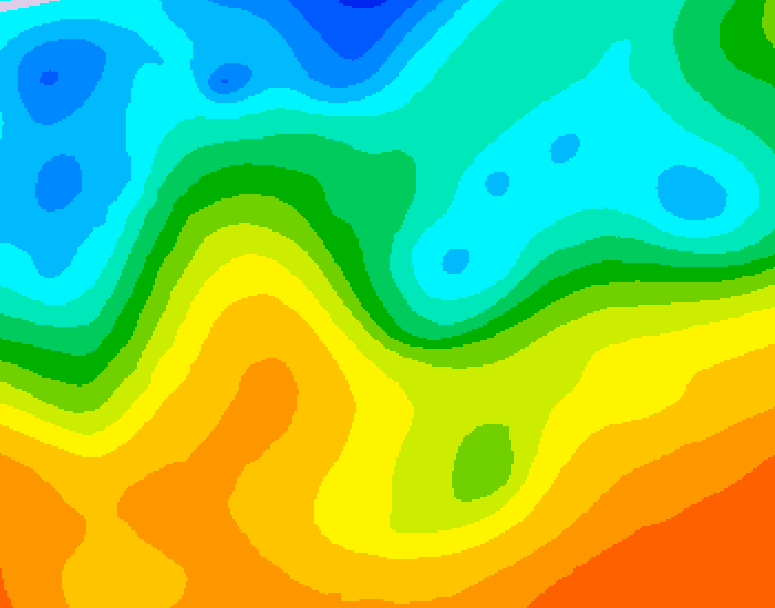 GDPS 500 millibar geopotential height 084 hour forecast chart for Canada based on 2025/05/26 0000Z data