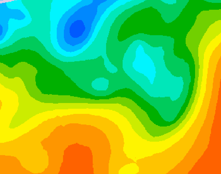 GDPS 500 millibar geopotential height 168 hour forecast chart for Canada based on 2025/05/26 0000Z data