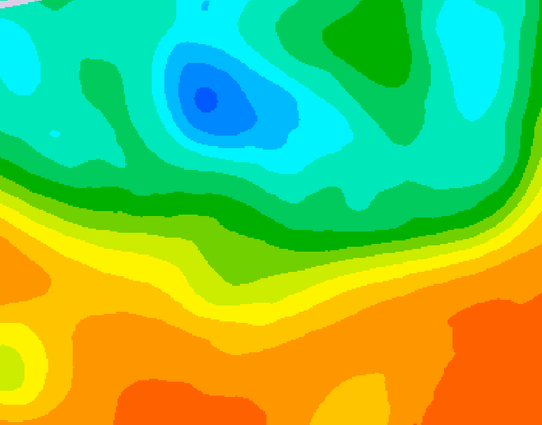 GDPS 500 millibar geopotential height 216 hour forecast chart for Canada based on 2025/05/26 0000Z data